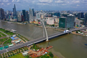 Cầu Thủ Thiêm 2 giảm tình trạng ùn tắc tại hầm sông Sài Gòn