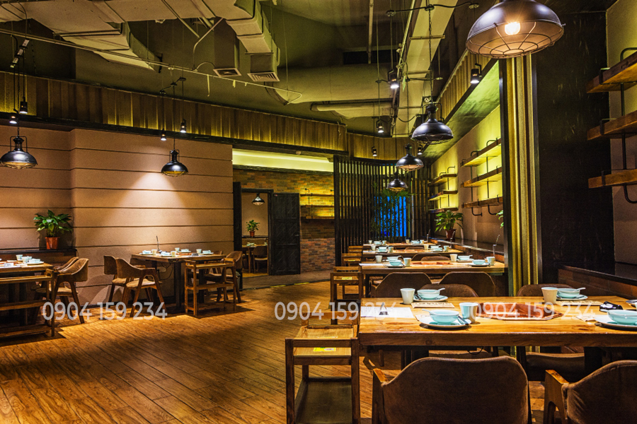 Phoi canh tien ich nha hang du an narra residences empire city