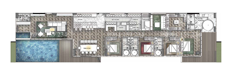 mat bang penthouse cove residences